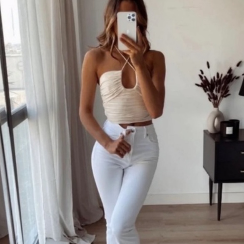 Zara Draped Halter Top